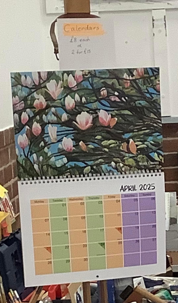 2025 Art Group Calendar